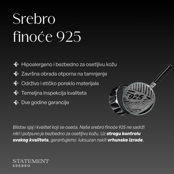 Ženske Minđuše Viseće Stub