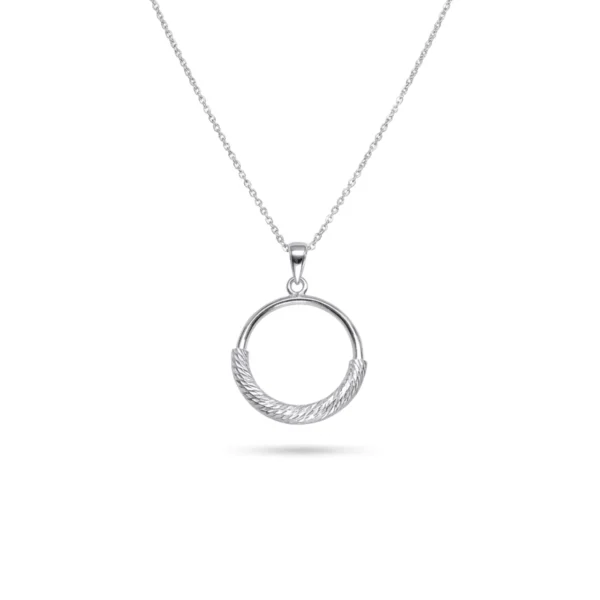 Diamond Cut Ogrlica Srebrna Diamond Cut - ogrlica od 925 srebra i rodijuma - glavni prikaz | Statement Srebro Beograd